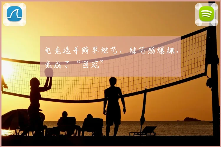 电竞选手跨界综艺，综艺感爆棚，竟成了“团宠”